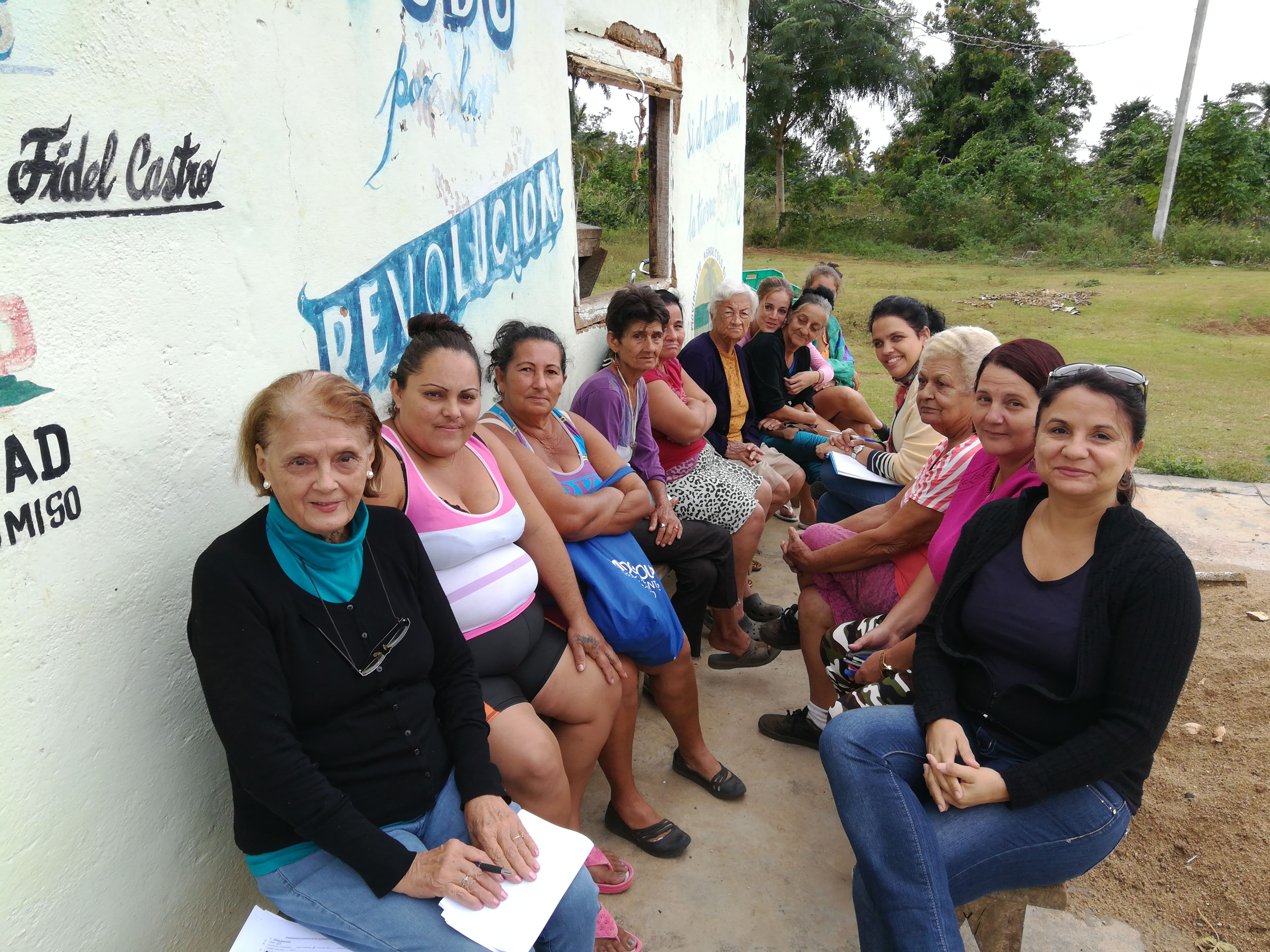 mujeres rurales reunidas